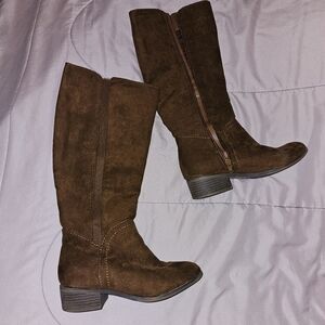 Brown Knee Length Boots